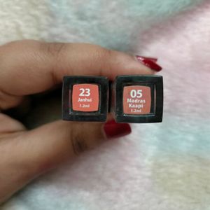 2 Nykaa Mini Liquid Lipstick - Madras Kaapi,Janhvi