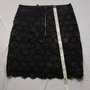 Black Partywear Mini Skirt