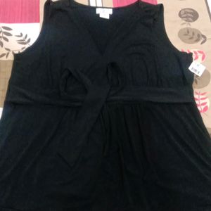 Black Party Wear Top