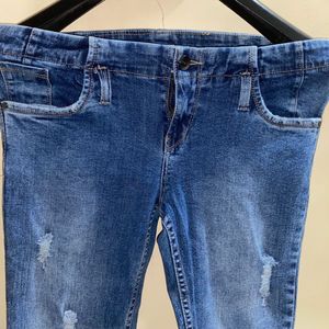 Stretchable Low Waist Women Denim Jeans