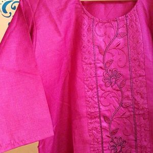 Embroidery Work Kurta 3XL