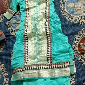 Beutiful Cyan Colour Dress For Women Only Rs 200