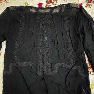 Black Mesh Shirt