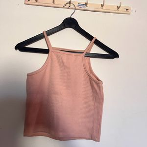 Peach Crop Top