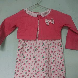 Three Branded Frock For Little Girls