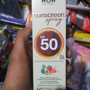 Wow Sunscreen Spray SPF50