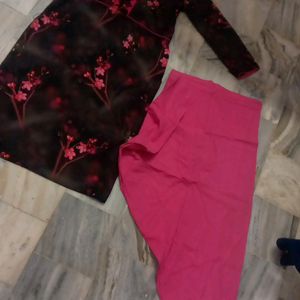 Pinkish Kurta Set