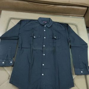 Charcol Denim Look Shirt