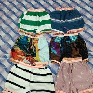 Baby Short for 0/1 Month Pack Of 6pc