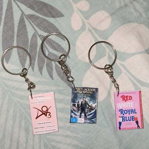 Mini Book Keychains