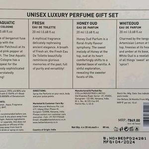 Unused, Unisex Luxury Perfume Gift Set