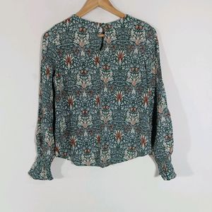 Multicolor Printed Casual Top (Women)