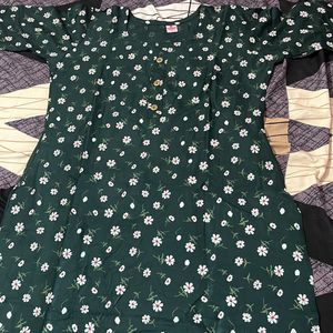 Green Womens Kurti