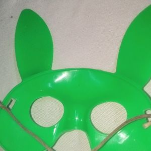 Kids Rabbit Ear Face Mask (Plastic)