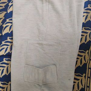 White Cargo Trouser