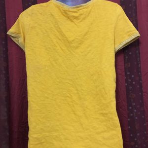 Jbc Yellow Short Sleeve Top