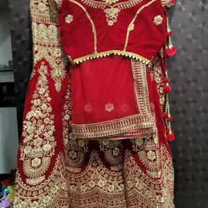 Red Wedding Lehenga Only Used Once