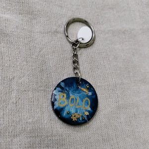 Resin keychain