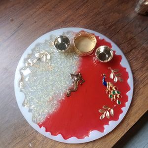 Costume Resin Puja Palte