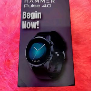 New Hammer Pulse 4.0 Round Dial Calling SmartWatch