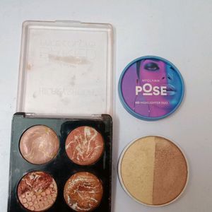 Highlighter And Eyeshadow