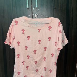 Snoopy Printed Tshirt. Will Fit UPTO XL.