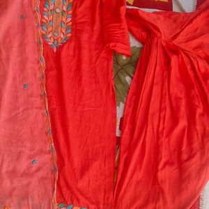 Punjabi Suit Red Color