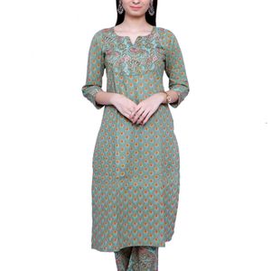 Plazzo Kurta Set. Very Well Stitched With Interloc