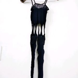🇨🇦 SxY Fishnet Full Bodysuit Dress