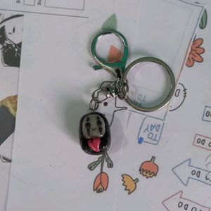 Anime/Manga Clay Keychains 1pc