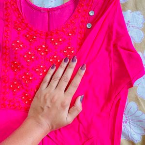 Rose Pink Kurta