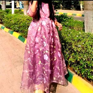 Fabric Organza Dress For Women And Girls