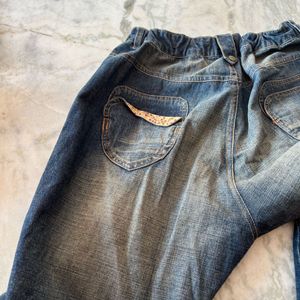 Vintage Washed Denim Jeans (no Defects)