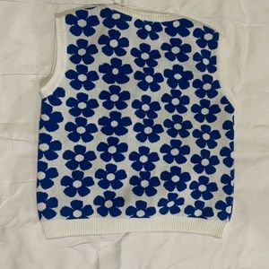 Flower Woollen Top