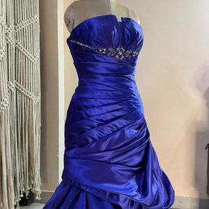 Blue Heavy Gown Very Pretty