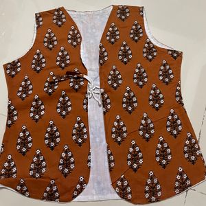 Kalamkari Koti Jacket