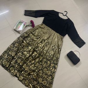 XL Black  Anarkali Kurti