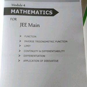 JEE MAIN MATHEMATICS MODULE-4&5&6