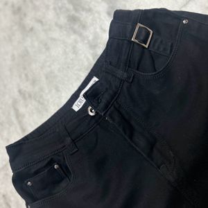 Women Black Stylish Pants Like Joggers