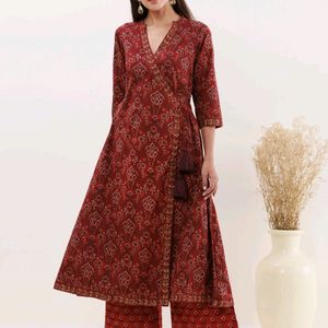 Red Kurta Set