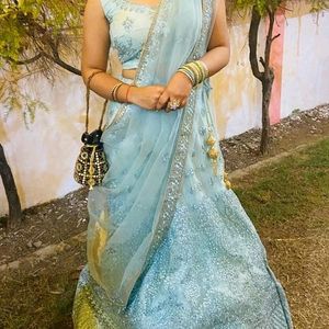 Blue Lehnga