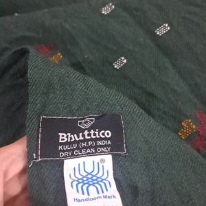 Bhuttico Kullu Olive Green Shawl