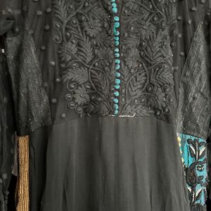 Black Anarkali Kurta