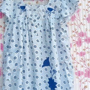 Cotton Korean Nighty for Summer