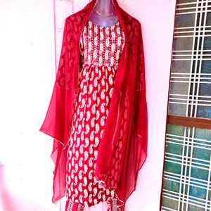 Mayra Cut Kurti Set 3 Pieces