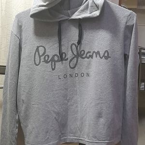 GREY CROP HOODIE🥰