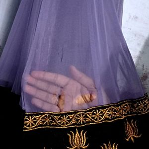 New Trend Purple Gown For Girls And Ladies