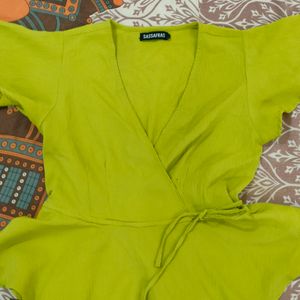 Lime Green Top For Women