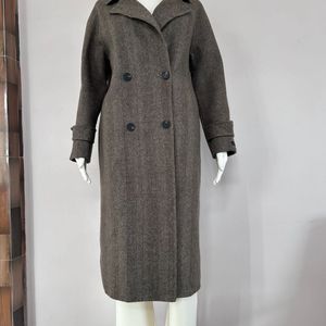 Knitted Long Overcoat