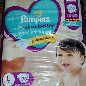 Pampers Taped style Active Baby Diaper